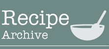 Recipe Archive